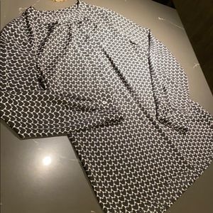 Banana Republic Heart Pattern Blouse